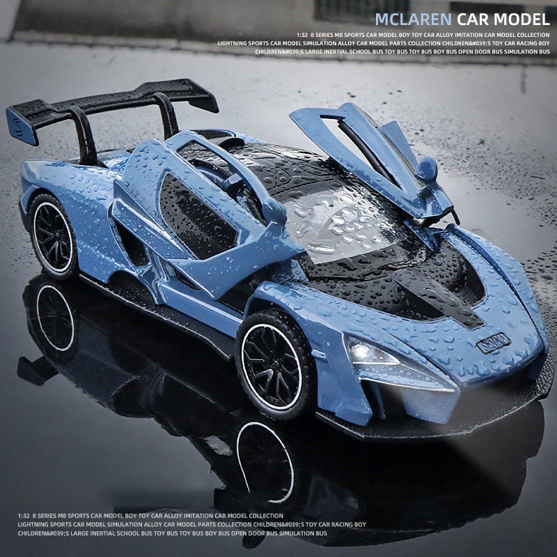 Mô Hình Xe Hơi Mclaren Snna Bằng Hợp Kim Có Đèn Và Nhạc Tỷ Lệ 1: 32 Dành Cho Bé Trai