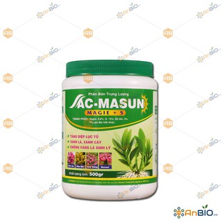 Phân Trung Lượng Manhe Sunfat AC-MASUN (Magie + S) Hũ 500g - A2.1003