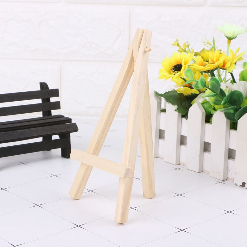 ✿ Giá Đỡ Bảng Tên Bằng Gỗ Tự Nhiên Thiết Kế Nhỏ Gọn Tiện Dụng Cho Tiệc Cưới
