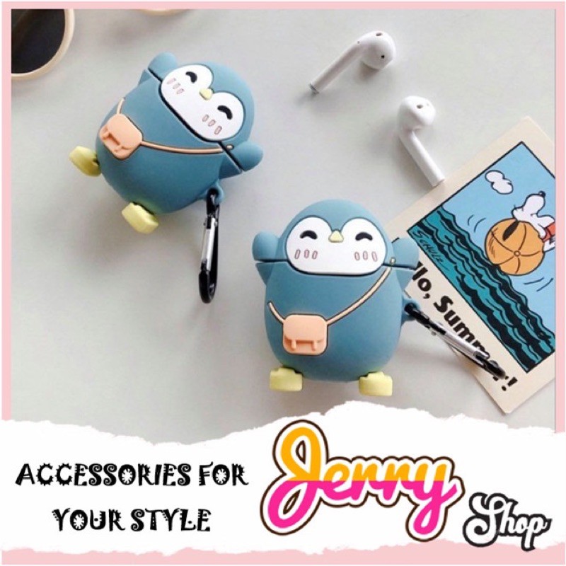 Vỏ bảo vệ bao đựng tai nghe case airpod 2/1/pro - Jerry Shop