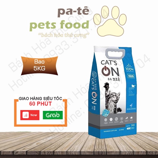 [5kg] Thức ăn cho mèo hạt Cats'on 5kg - Xuất xứ Hàn Quốc - Hạt Cat on/ Catson