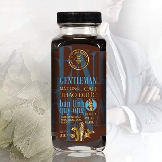 Mua Mật ong cao thảo dược Gentleman 310g tăng bản lĩnh quý ông tặng 1 cà phê rang xay pha phin nguyên chất BANDON 250g