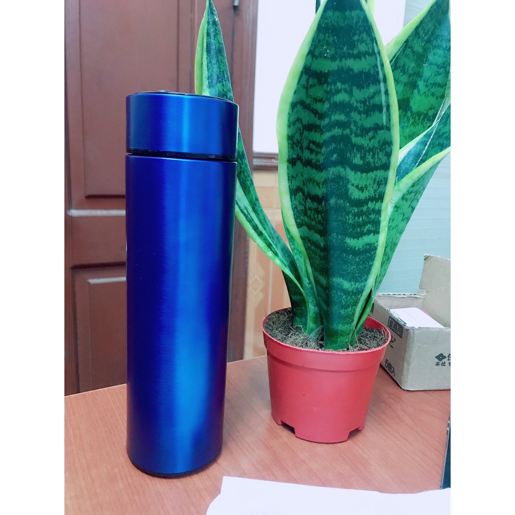[Freeshipxtra] Bình giữ nhiệt ly giữ nhiệt nắp cảm ứng hiển thị nhiệt độ inox 304 dung tích 500ml