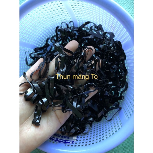 thun cột tóc màu đen 1kg