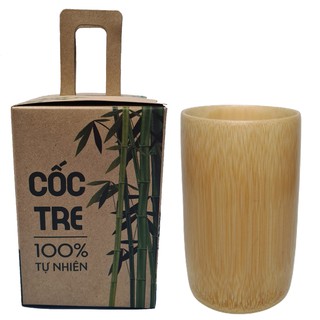 Ly Tre, Cốc tre uống nước Ngọc Linh Bamboo. Khắc tên theo yêu cầu. Sản xuất 100% từ cây tre tự nhiên
