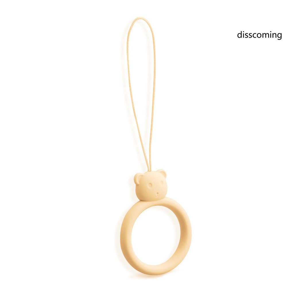 Bộ 2 Móc Xỏ Ngón Tay Bằng Silicon Hình Gấu Hoạt Hình Thông Dụng