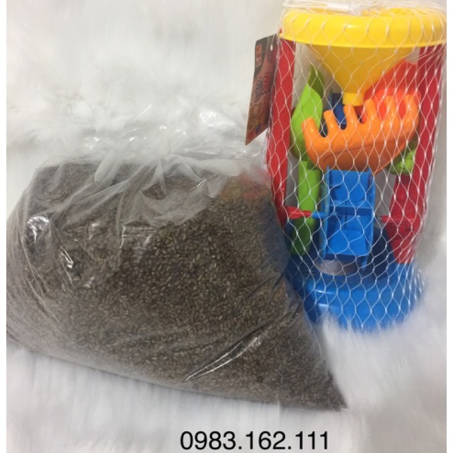 Combo bộ đồ chơi xúc cát hạt muồng cho bé trai và gái