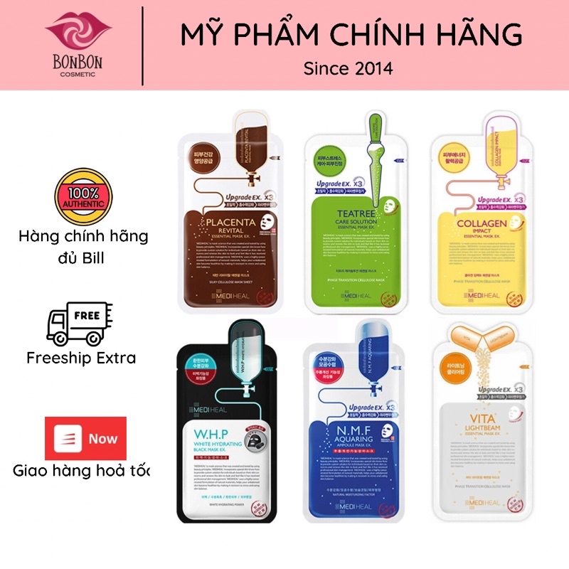 Mặt nạ giấy Mediheal tổng hợp các loại