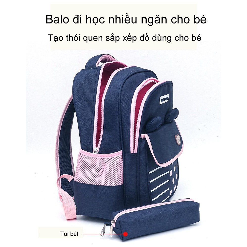 Balo trẻ em kiểu dáng Hàn Quốc cho bé 5-8 tuổi Có kèm luôn túi bút