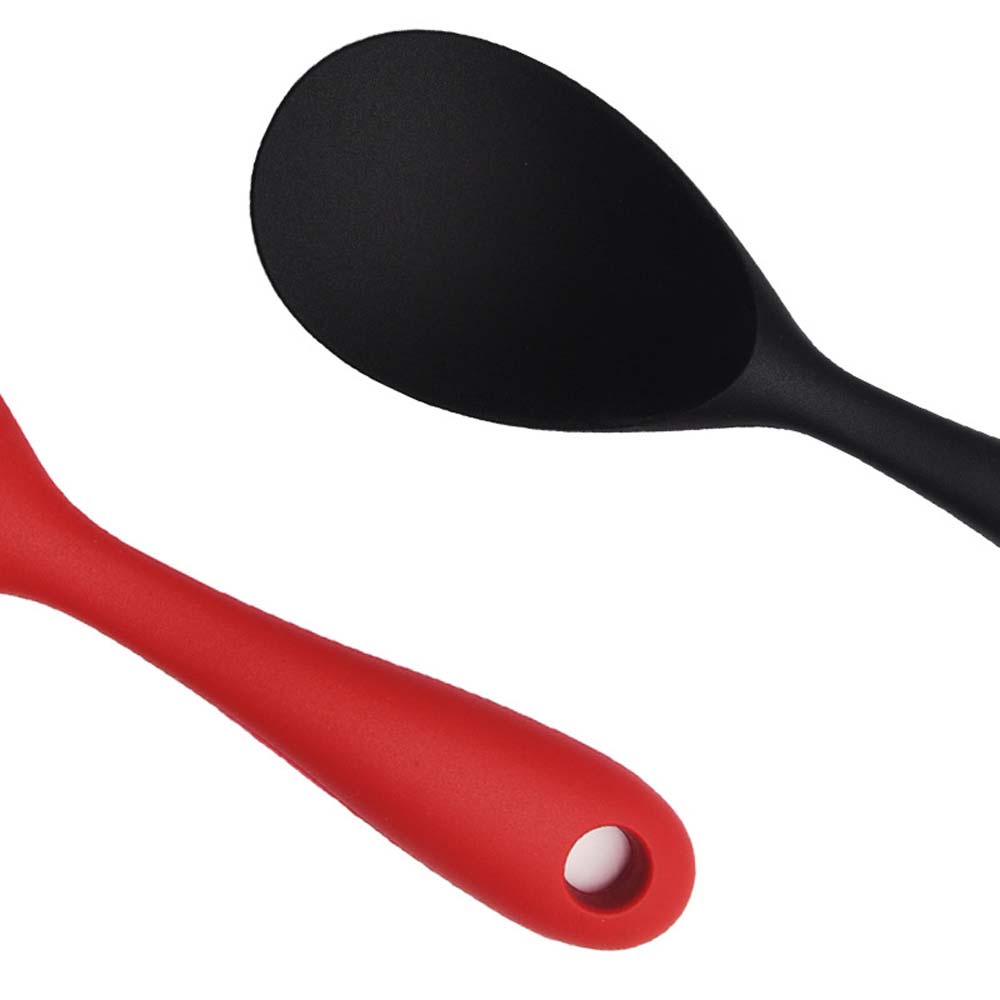 Muỗng xới cơm bằng silicone chịu nhiệt chống dính thân thiện với môi trường