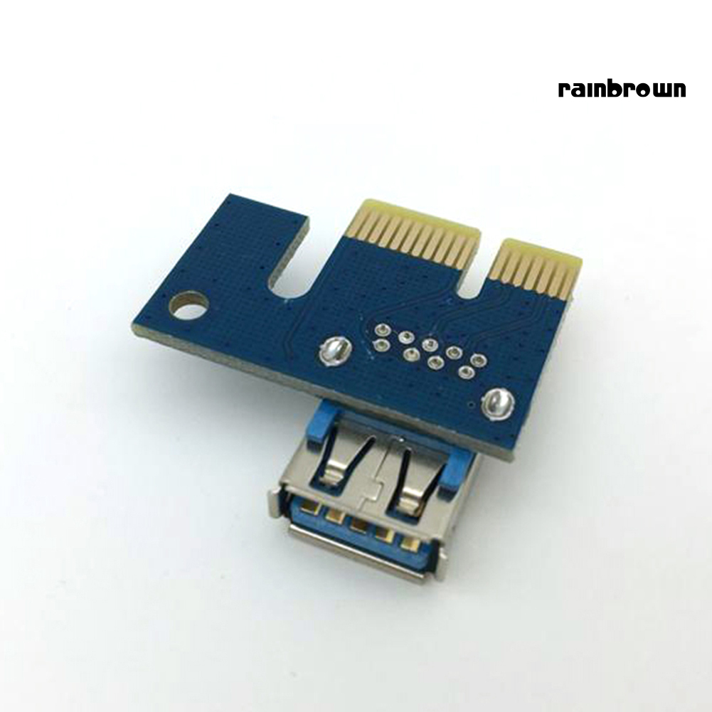 USB 3.0 PCI Express PCI-E 1x Extender Riser Card Board Adapter for Mining /RXDN/