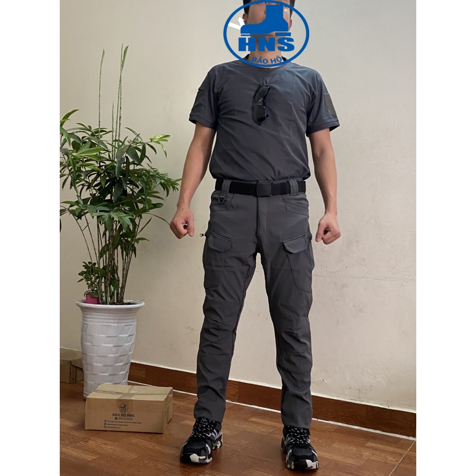 QUẦN TÚI HỘP PHONG CÁCH TRẺ TRUNG HNS IX7 MÀU XANH RÊU, ĐEN, XÁM, KAKI, RẰN RI