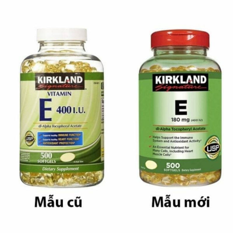 Vitamin E Kirkland 500 Viên Chính Hãng