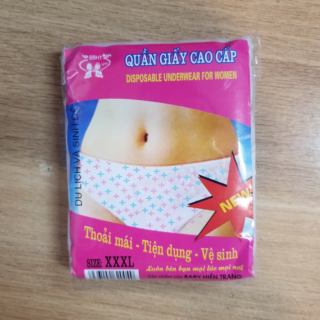Quần Lót Giấy cho các mẹ sau khi sinh-Quần giấy cao cấp [1 gói 6 chiếc ]