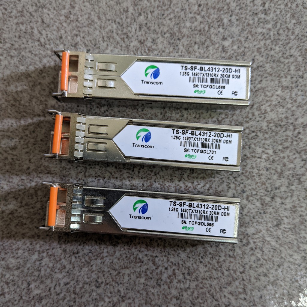 Module quang 1.25G 20Km các mã như hình