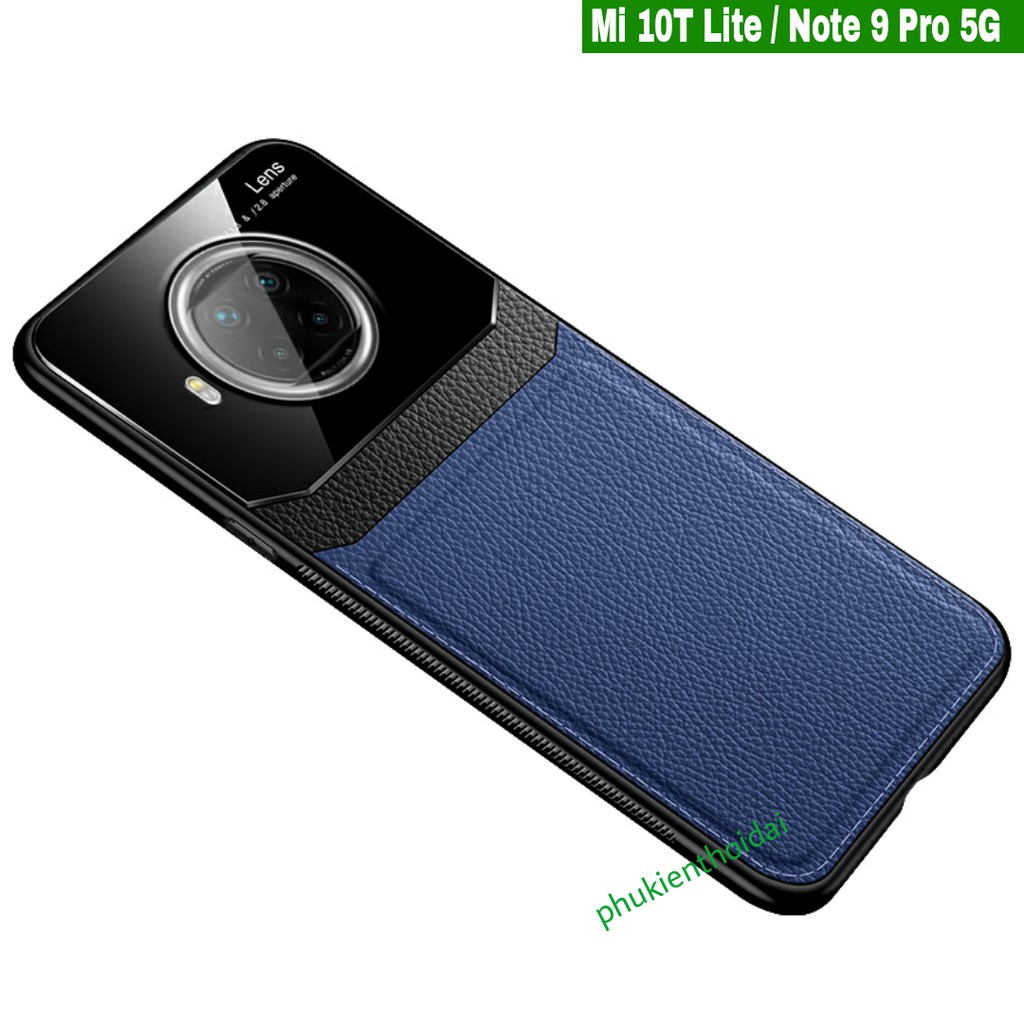 Ốp lưng Xiaomi Mi 10T Lite / Note 9 Pro 5G da kính thời trang cao cấp