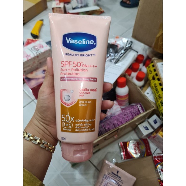 [Hàng chuẩn] Dưỡng Thể serum Vaseline 50X Thái Lan, nguyên liệu, công thức làm kem trộn trắng da body