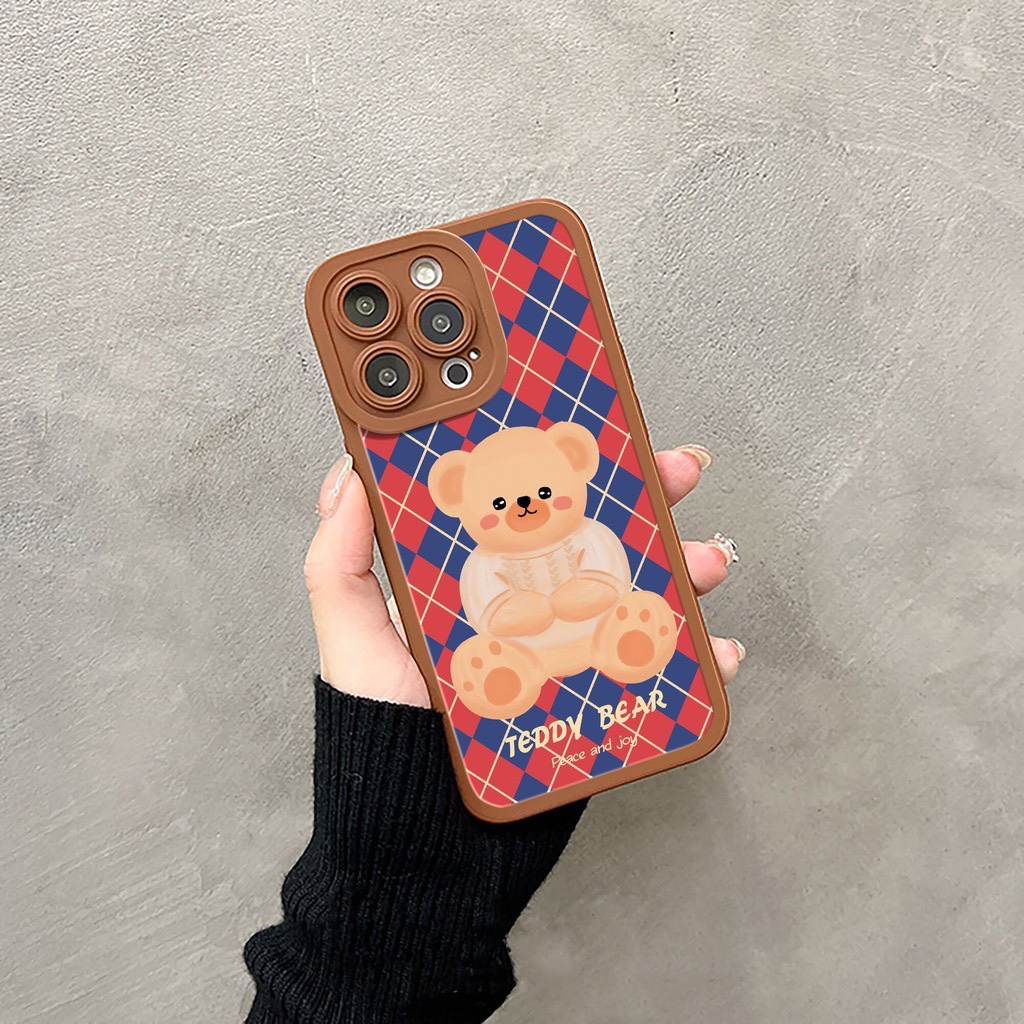 Ốp Iphone In Hình Gấu Màu Sắc Bảo Vệ Camera ip7,8plus,x,xs,xsmax,11,11promax,12,12promax,13,13promax