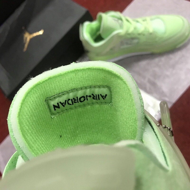 (Zuno Sneaker) Giày sneaker Air Jordan 4 Off White Green