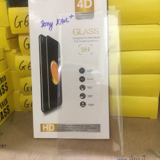 Kính cường lực 4D Cho Sony XA2 Plus/ XA 2+ Full màn hình ( Trong suốt)