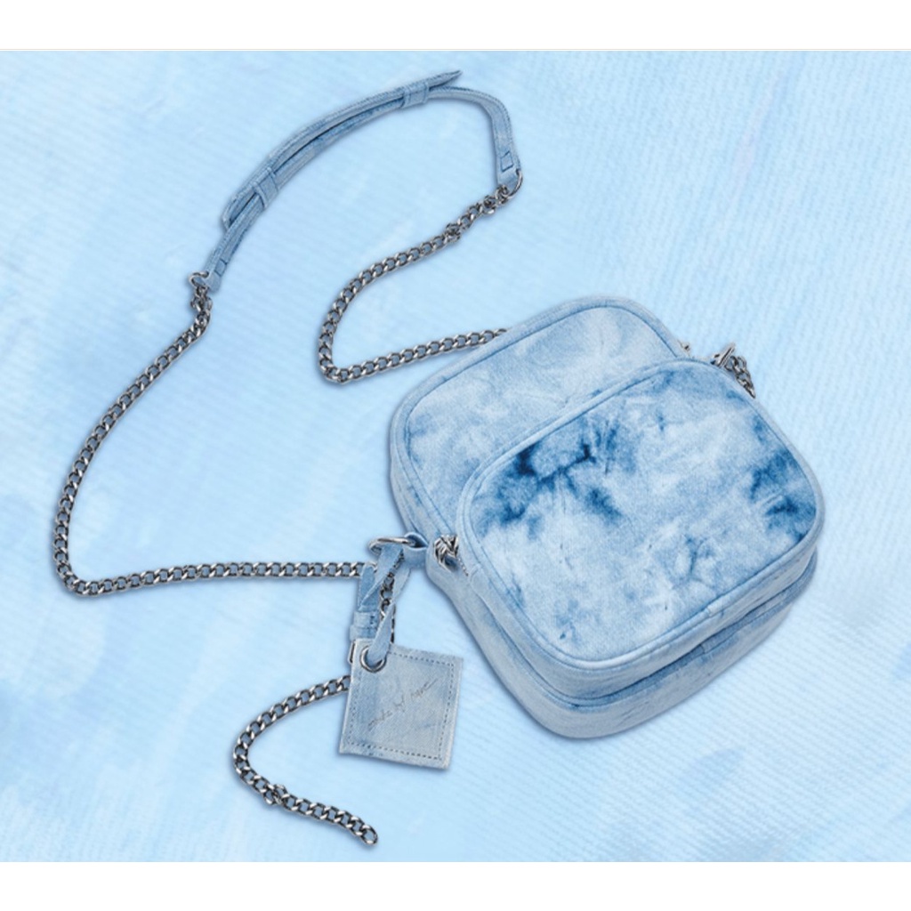 Ba Lô Denim Nhuộm Màu Thời Trang Hàn Quốc