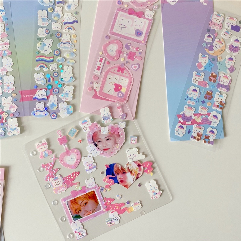 Sticker floro studio ciuciu_ hình dán trang trí top, card