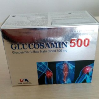 Glucosamin 500 Giúp xương chắc khớp khỏe, ngăn ngừa thoái hóa khớp, tái tạo mô sụn