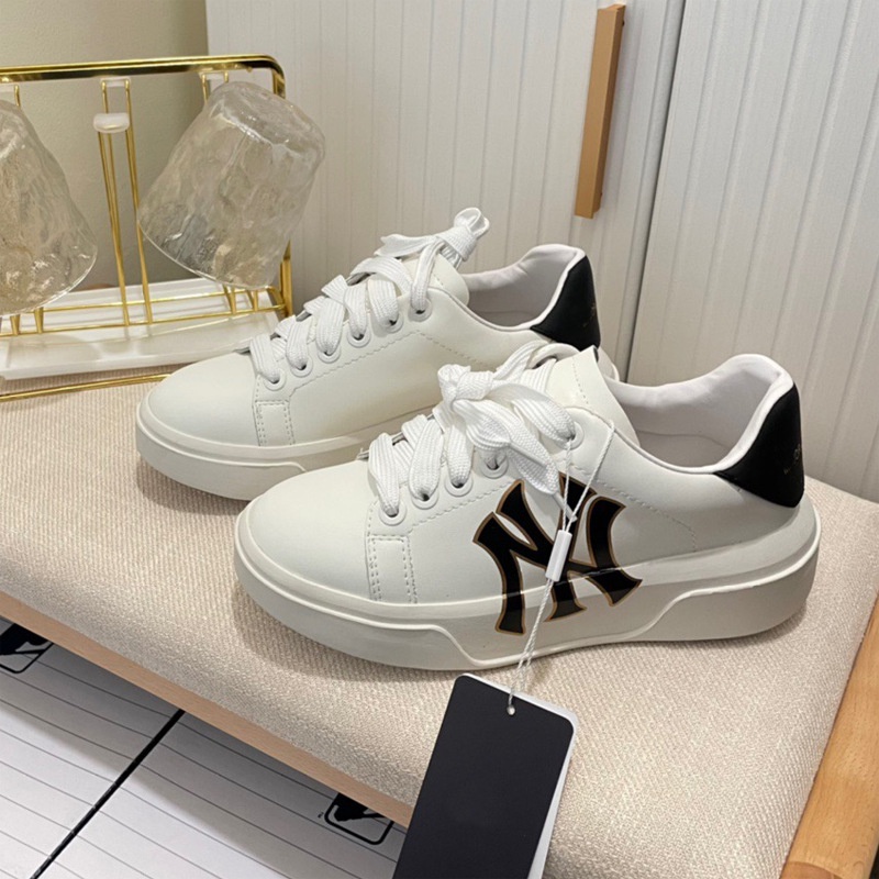 Giày sneaker nam nữ M.L.B chunky bản N.Y Hàn Quốc - độn đế 4cm full box , full bill - Next Fashion G08