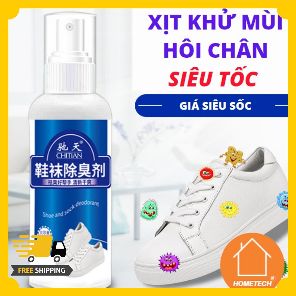 Xịt khử mùi hôi chân và giày nhanh chóng hiệu quả