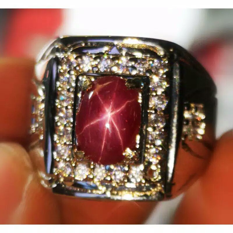 Nhẫn đính đá Ruby tự nhiên chất lượng cao