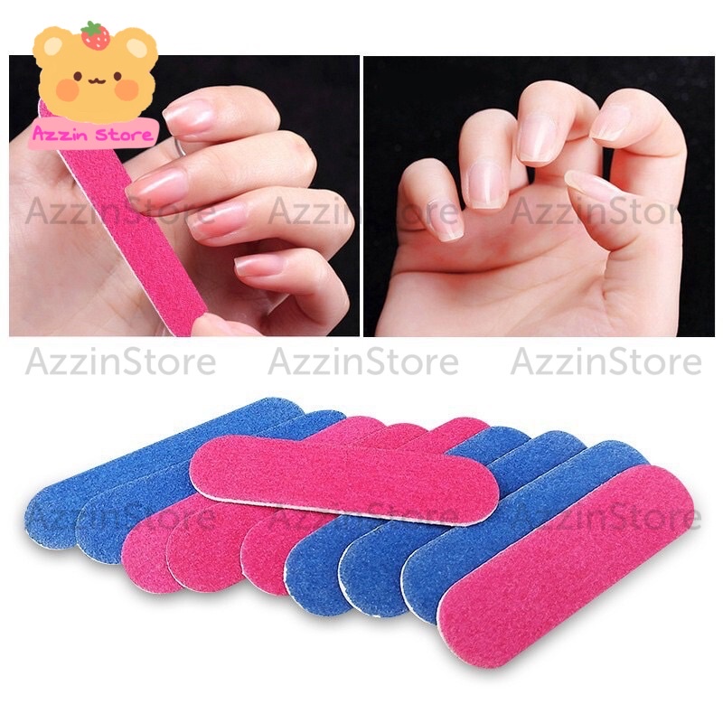 Cây Dũa Móng Tay, Móng Chân/ Thanh Giũa Móng Tay Mini Azzin Store