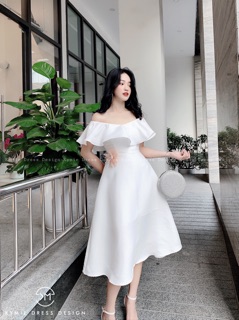 Váy trễ vai xoè V493 KYMIE
