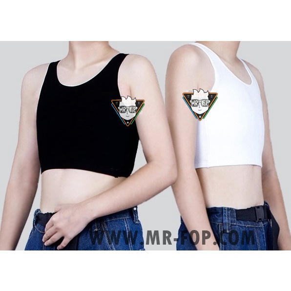 Áo bó ngực dạng tròng có gen, không viền/ có viền tiện dụng bó thoải mái Tomboy Transguy