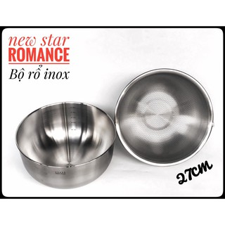 Bộ rổ Newstar làm bằng Inox SUS 304 cao cấp không gỉ
