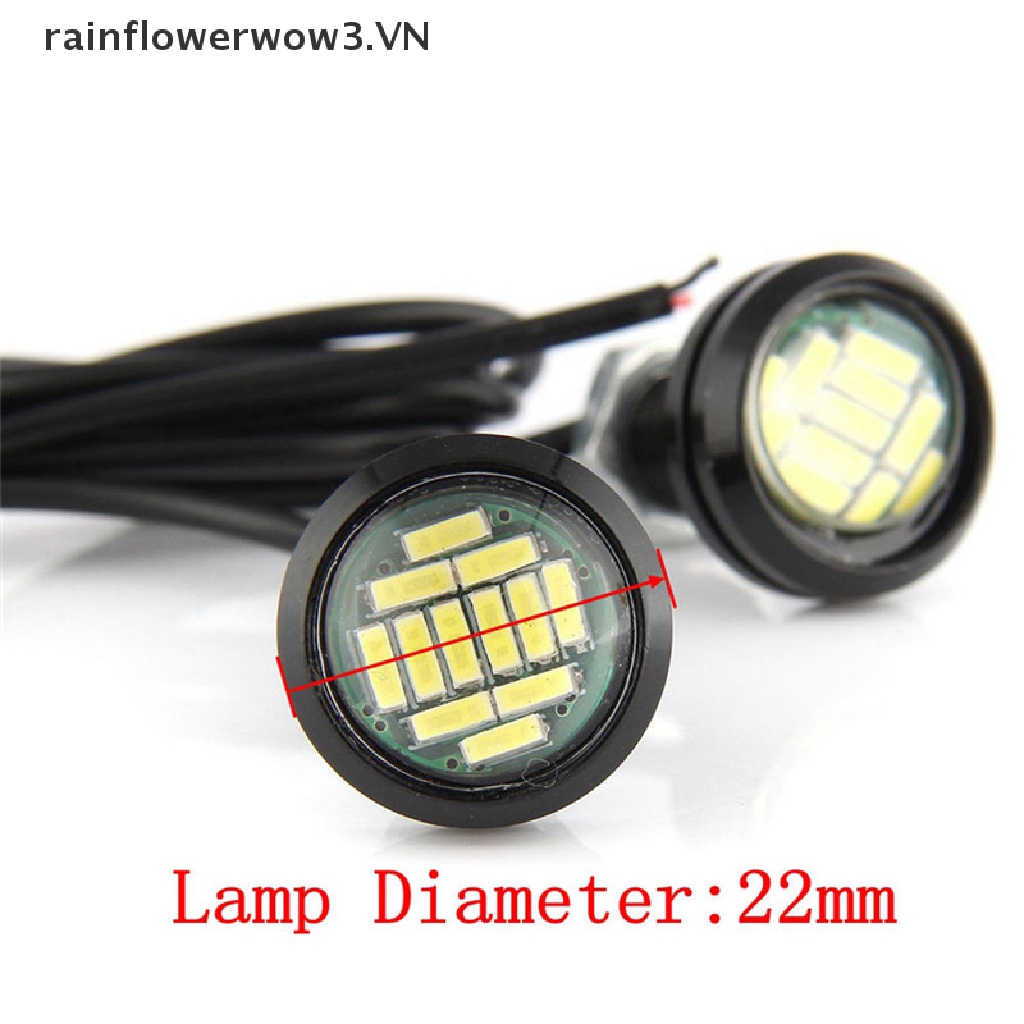 Bóng Đèn LED Mắt Đại Bàng 4014 12SMD Phá Sương Mù Chuyên Dụng