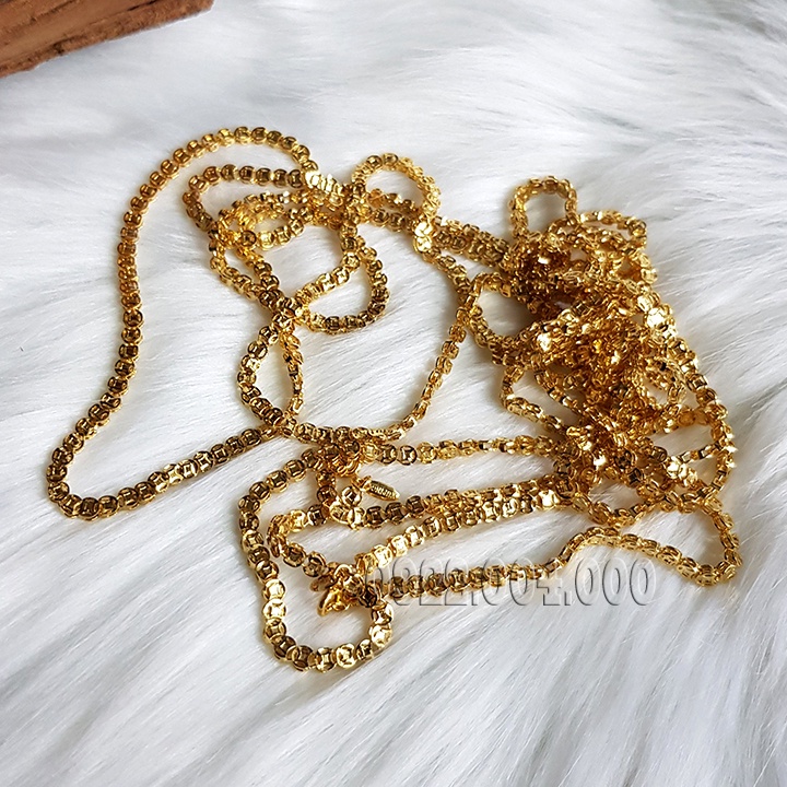 Dây chuyền mạ vàng, vòng cổ đồng xu 3D.