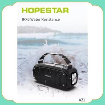 Loa Bluetooth mini Hopestar A21 Party Công Suất 20W Âm Bass Siêu Trầm, Chống Nước cho laptop pc BH12 tháng