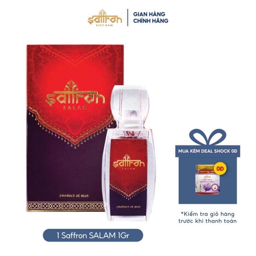 Nhụy Hoa Nghệ Tây Saffron Salam 1Gram/hộp