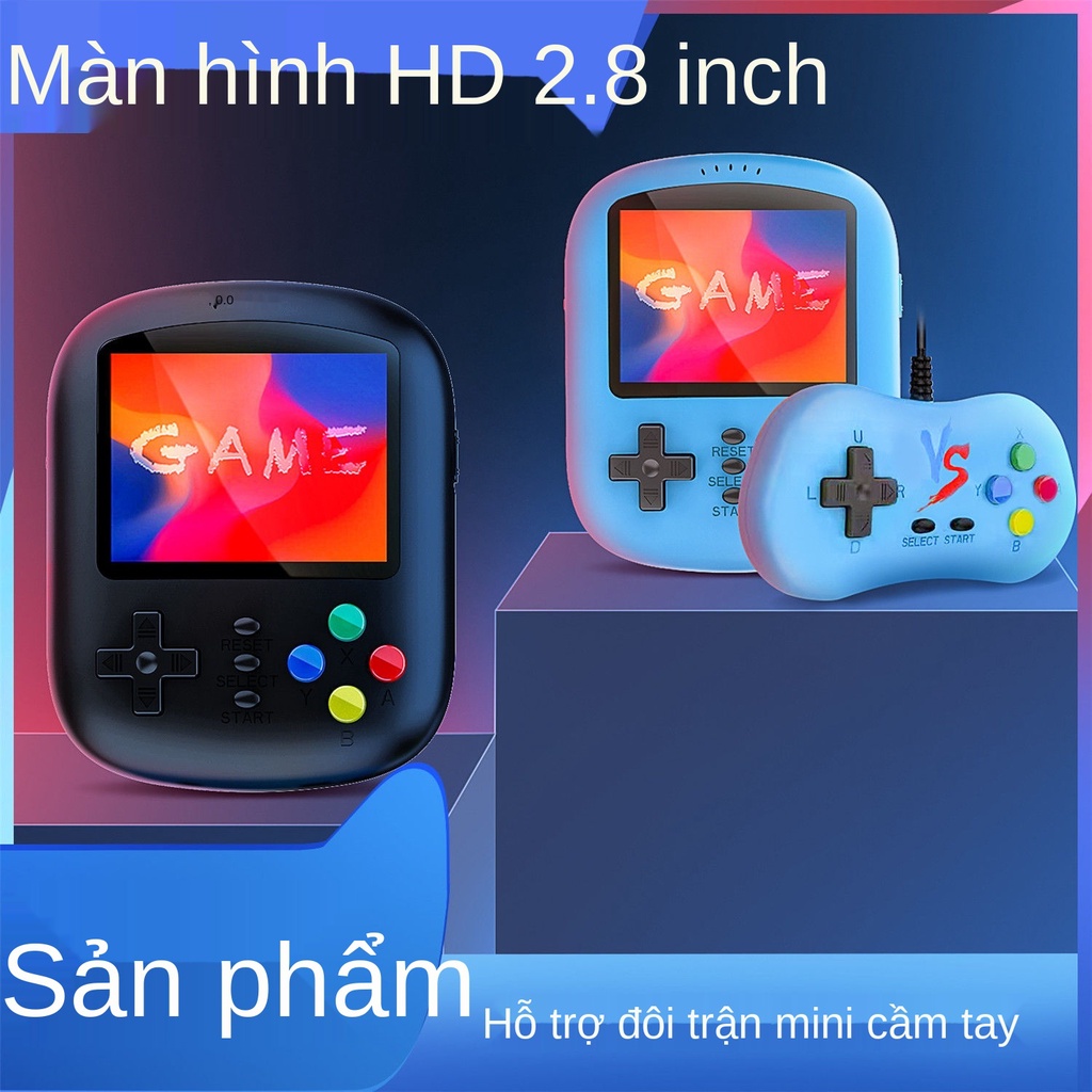 ✒✗◑Máy chơi game cầm tay mini màn hình màu LCD 2,8 inch phiên bản nâng cấp 620 kiểu trong một kinh điển ký ức tuổi thơ