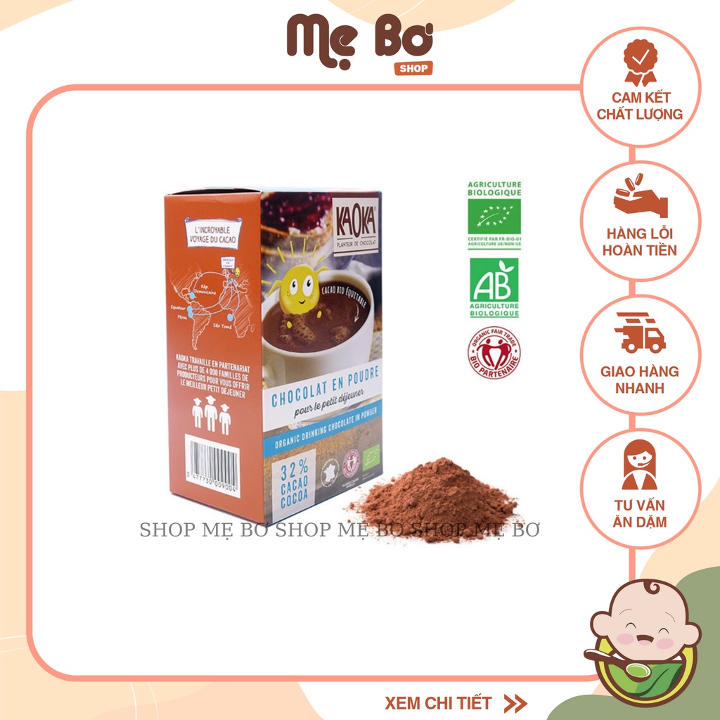 [KAOKA] BỘT CACAO HỮU CƠ KAOKA (gói lẻ 50g)