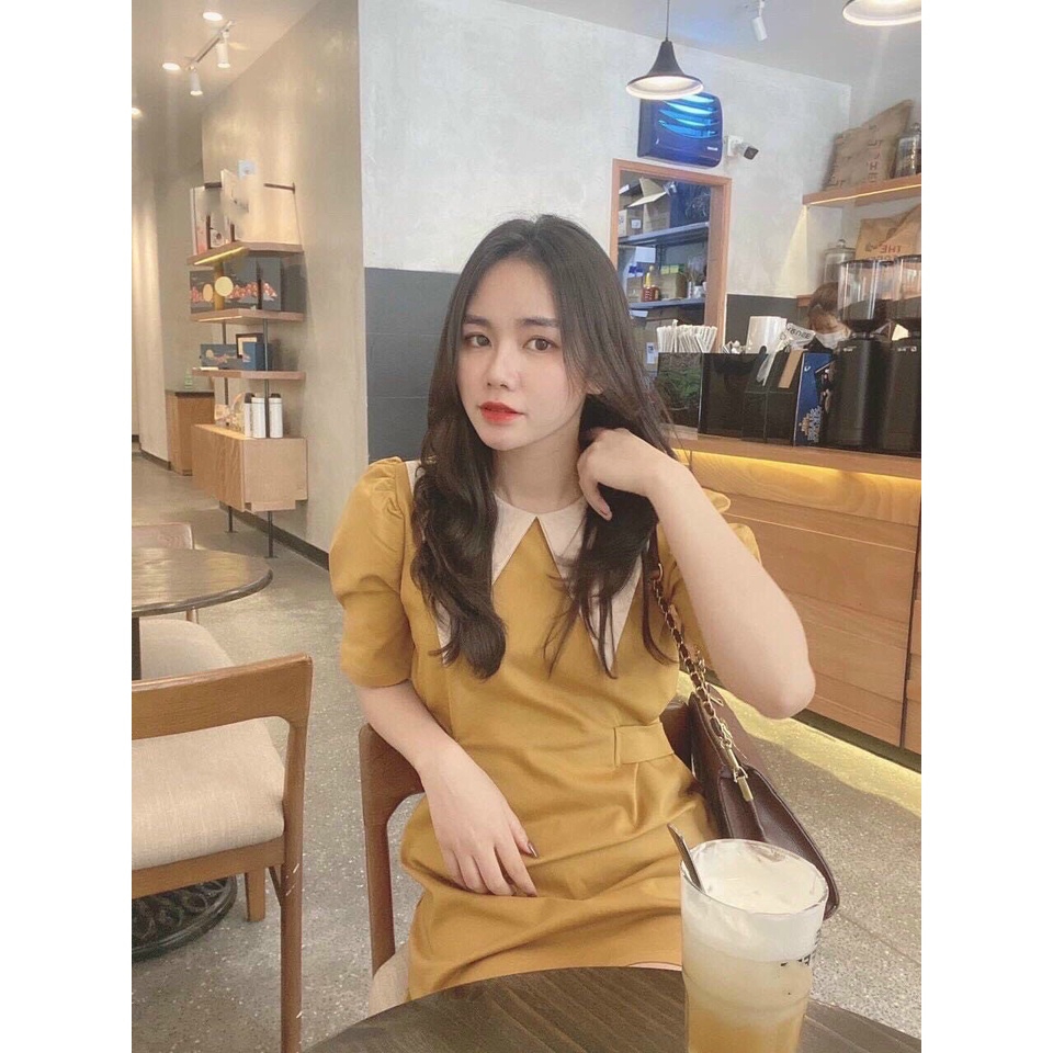 Đầm vàng phong các thời trang họa tiết cổ vạt màu nure siêu xinh cho các nàng đi tiệc đi dạo phố