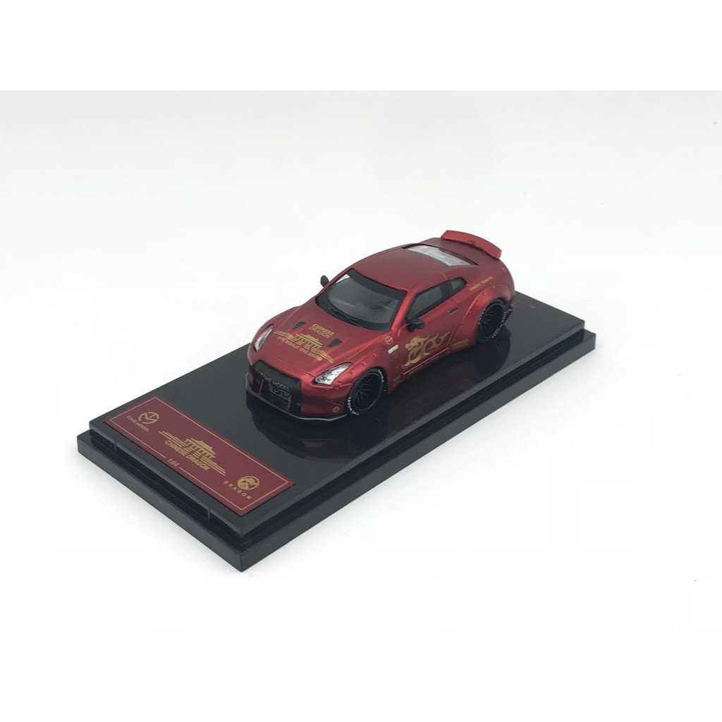 Xe Mô Hình Nissan GTR R35 Chinese Dragon 1:64 Time Model ( Đỏ )