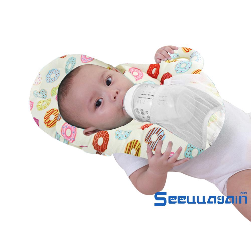 ❥☀✿SEEBaby Pillow Nursing Infant Newborn Feeding Support Lounger Cushion Soft Pad Boy