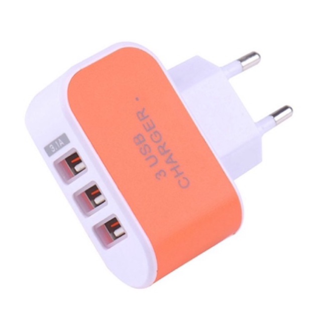 CỦ SẠC ĐA NĂNG  Củ sạc 3 Cổng USB