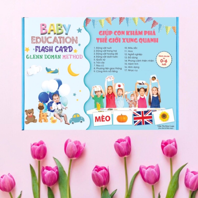 Thẻ học Thông minh FLASHCARD GLENN DOMAN Chuẩn