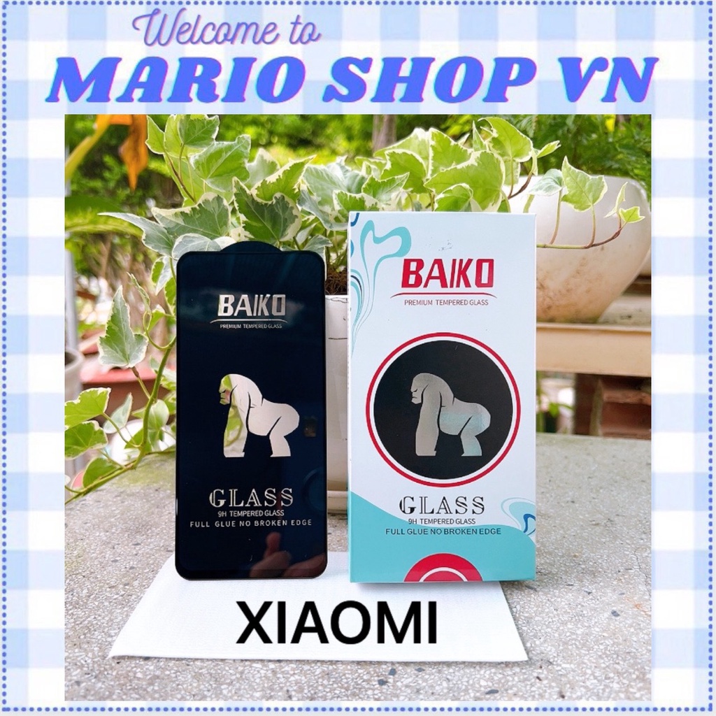 Cường Lực Full Màn - BAIKO KINGKONG Xiaomi redmi 9C/9A/9i/10C/10/NOTE 9S/9PRO/10 PRO/11T PRO/11 PRO/NOTE 10S/NOTE 11S 4G