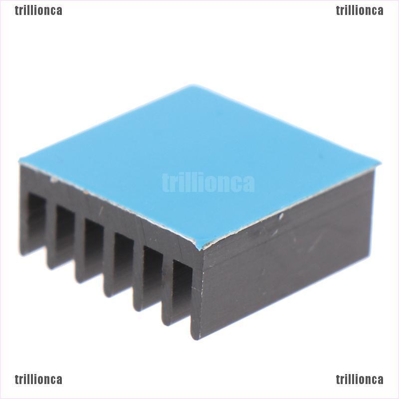Set 10 Miếng Tản Nhiệt Bằng Nhôm Đen 14x14 X 6mm | BigBuy360 - bigbuy360.vn