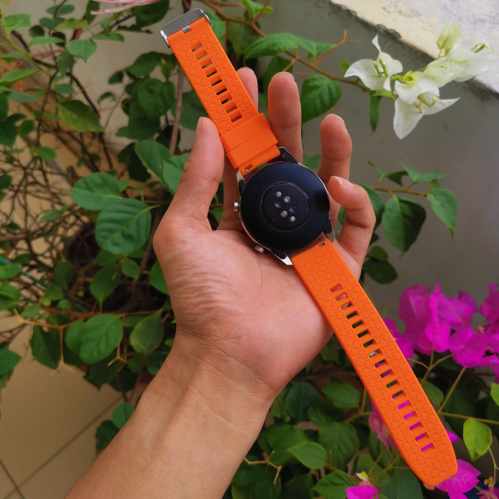 Dây Smartwatch Silicon Solar Mềm Thoáng - Hàng Sikai Chính Hãng