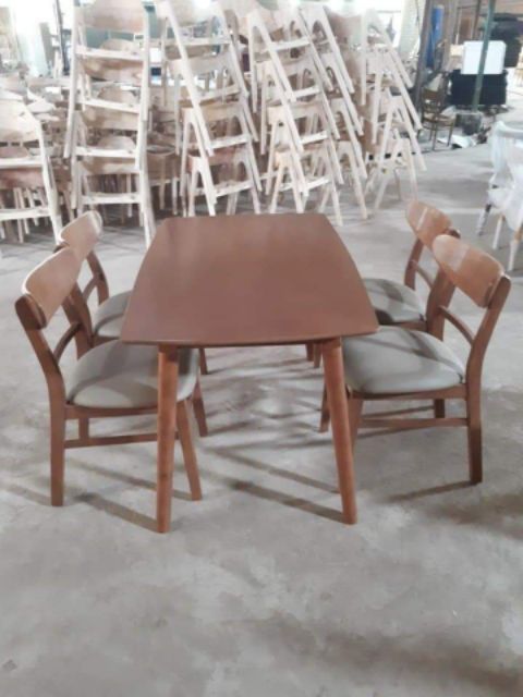Bộ bàn ghế mango +4 ghế đủ màu giá rẻ tại xưởng