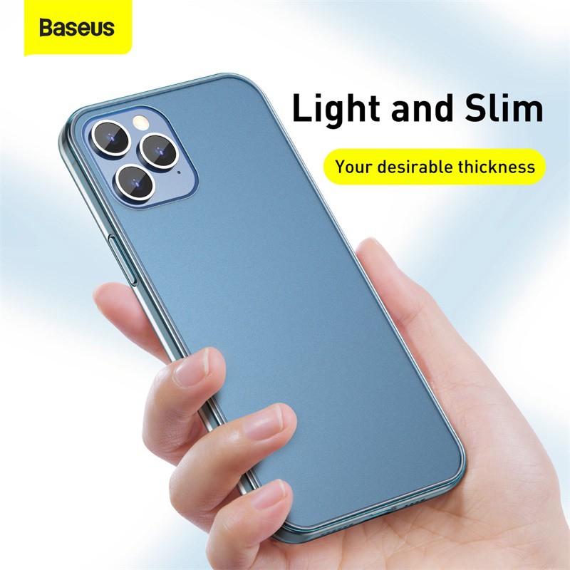 Ốp Lưng Mặt Kính Mờ Baseus Cho Iphone 12 Mini Pro Max 12